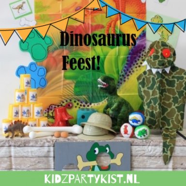 Themakist Dinosaurus Kinderfeestje thuis vieren