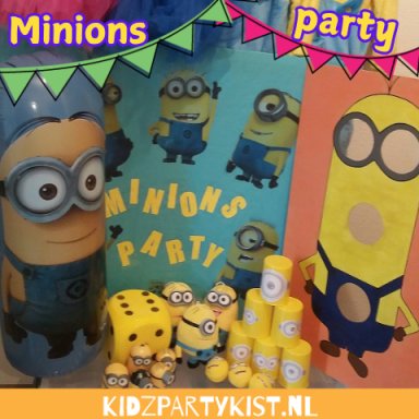 Themakist Minions kinderfeestje huren