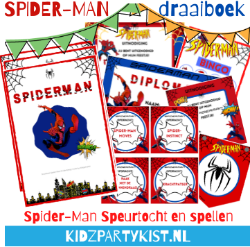spiderman-feestje-draaiboek-en-speurtocht-kidzpart